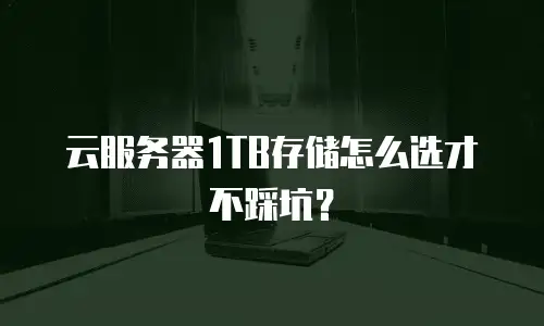云服务器1TB存储怎么选才不踩坑？