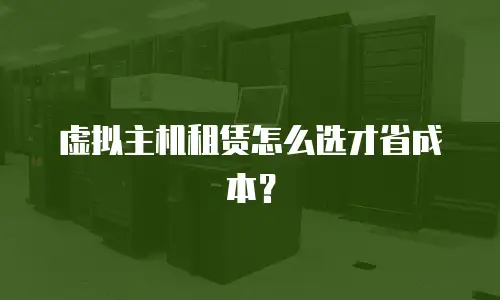 虚拟主机租赁怎么选才省成本？