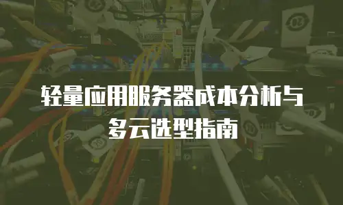 轻量应用服务器成本分析与多云选型指南