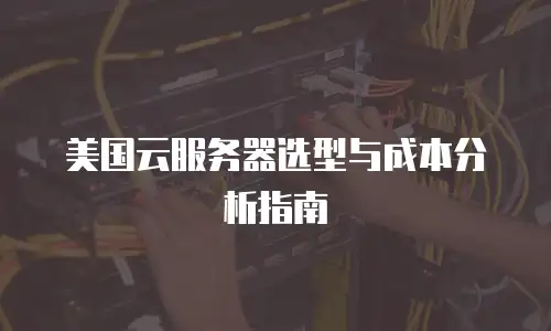 美国云服务器选型与成本分析指南