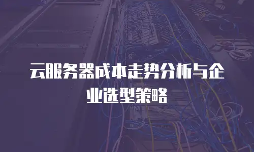 云服务器成本走势分析与企业选型策略