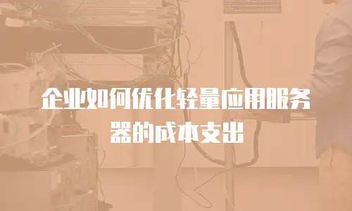 企业如何优化轻量应用服务器的成本支出