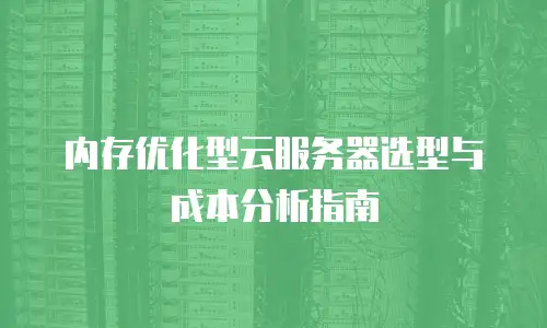 内存优化型云服务器选型与成本分析指南