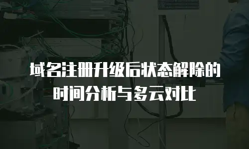 域名注册升级后状态解除的时间分析与多云对比