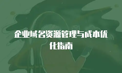 企业域名资源管理与成本优化指南