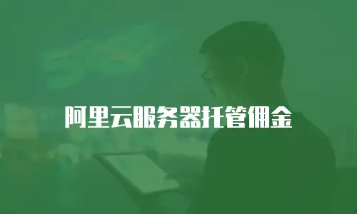 阿里云服务器托管佣金