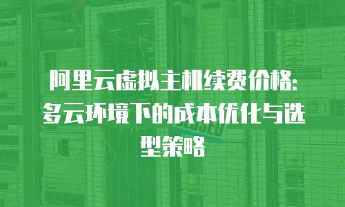 阿里云虚拟主机续费价格：多云环境下的成本优化与选型策略