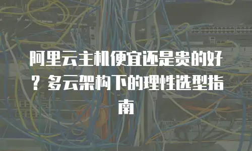 阿里云主机便宜还是贵的好？多云架构下的理性选型指南