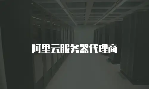 阿里云服务器代理商