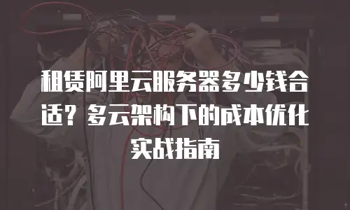 租赁阿里云服务器多少钱合适？多云架构下的成本优化实战指南