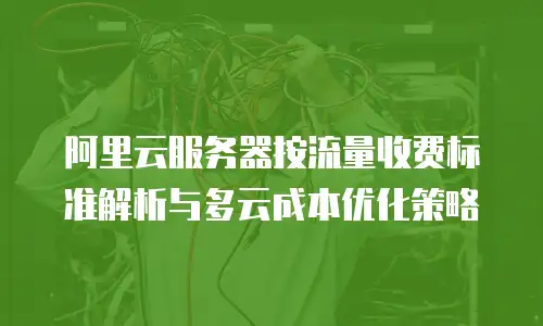 阿里云服务器按流量收费标准解析与多云成本优化策略