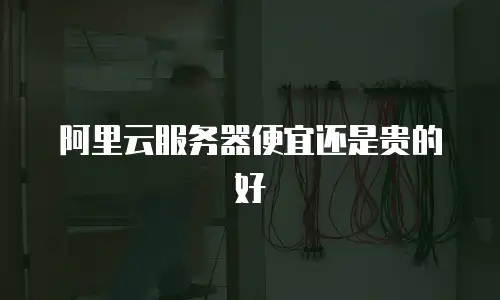 阿里云服务器便宜还是贵的好