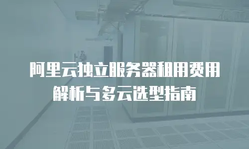 阿里云独立服务器租用费用解析与多云选型指南