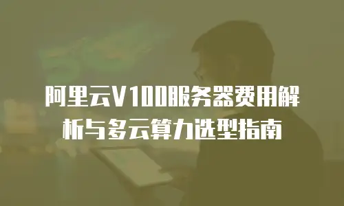 阿里云V100服务器费用解析与多云算力选型指南