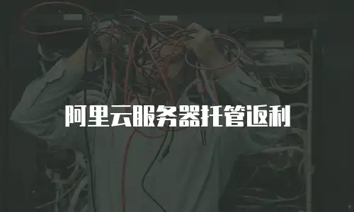 阿里云服务器托管返利