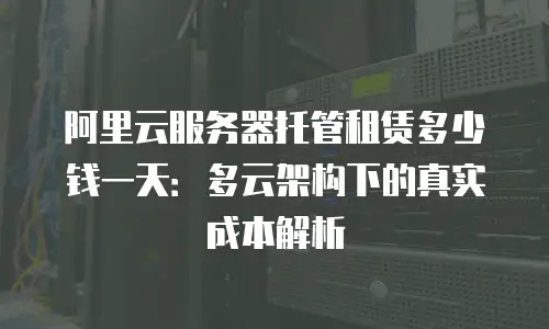 阿里云服务器托管租赁多少钱一天：多云架构下的真实成本解析