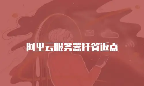 阿里云服务器托管返点