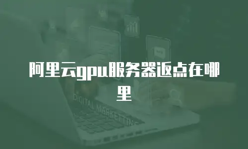 阿里云gpu服务器返点在哪里
