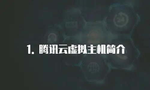 1. 腾讯云虚拟主机简介