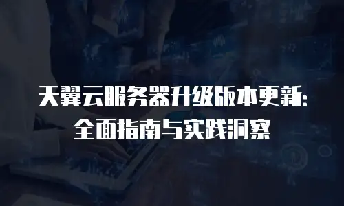 天翼云服务器升级版本更新：全面指南与实践洞察