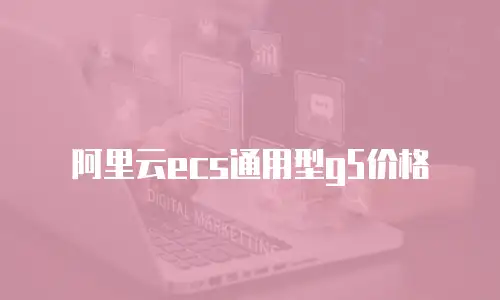 阿里云ecs通用型g5价格