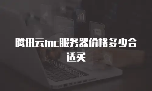 腾讯云mc服务器价格多少合适买