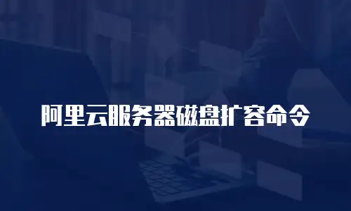 阿里云服务器磁盘扩容命令