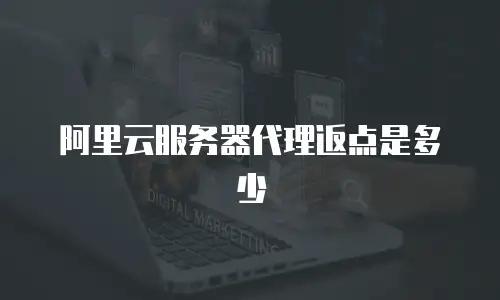 阿里云服务器代理返点是多少