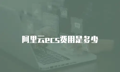 阿里云ecs费用是多少