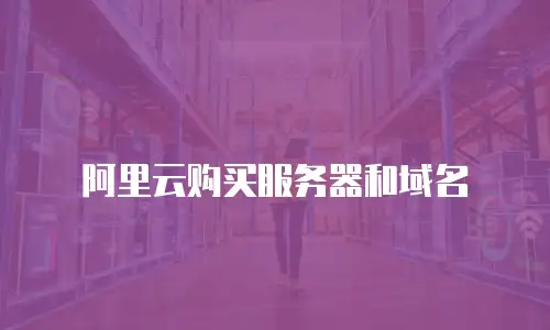 阿里云购买服务器和域名