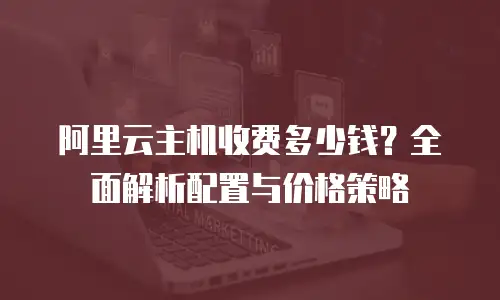 阿里云主机收费多少钱？全面解析配置与价格策略
