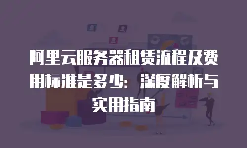 阿里云服务器租赁流程及费用标准是多少：深度解析与实用指南