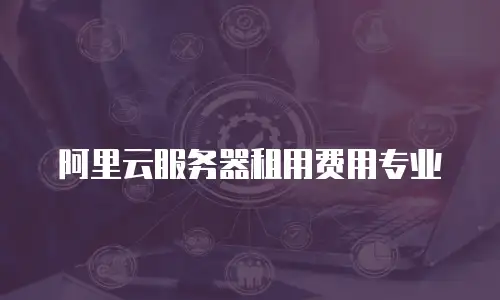 阿里云服务器租用费用专业