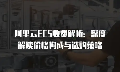 阿里云ECS收费解析：深度解读价格构成与选购策略