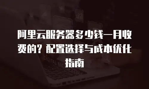 阿里云服务器多少钱一月收费的？配置选择与成本优化指南  