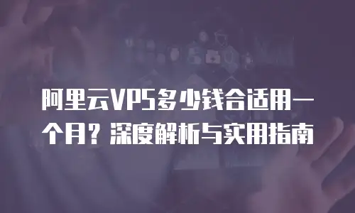 阿里云VPS多少钱合适用一个月？深度解析与实用指南