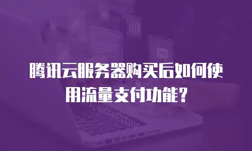 腾讯云服务器购买后如何使用流量支付功能？