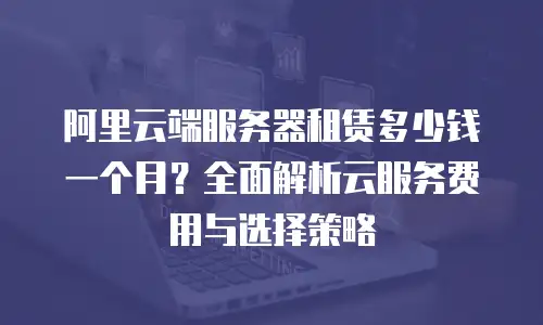 阿里云端服务器租赁多少钱一个月？全面解析云服务费用与选择策略