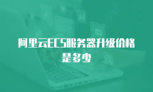 阿里云ECS服务器升级价格是多少