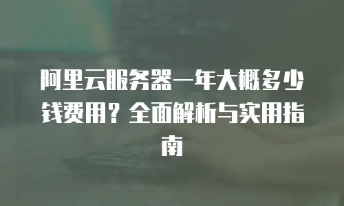 阿里云服务器一年大概多少钱费用？全面解析与实用指南
