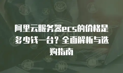 阿里云服务器ecs的价格是多少钱一台？全面解析与选购指南