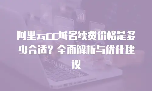 阿里云cc域名续费价格是多少合适？全面解析与优化建议