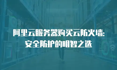 阿里云服务器购买云防火墙：安全防护的明智之选