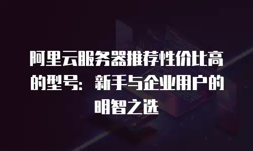 阿里云服务器推荐性价比高的型号：新手与企业用户的明智之选