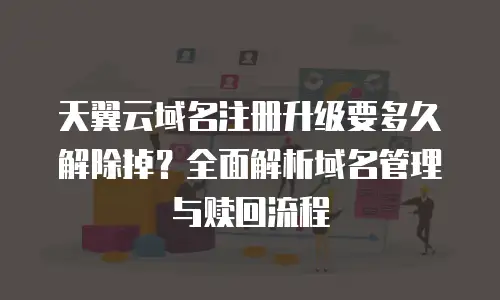 天翼云域名注册升级要多久解除掉？全面解析域名管理与赎回流程