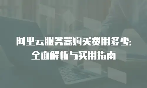 阿里云服务器购买费用多少：全面解析与实用指南