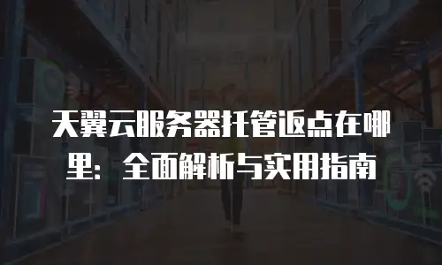 天翼云服务器托管返点在哪里：全面解析与实用指南