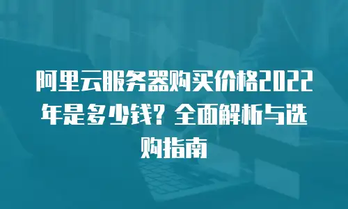 阿里云服务器购买价格2022年是多少钱？全面解析与选购指南