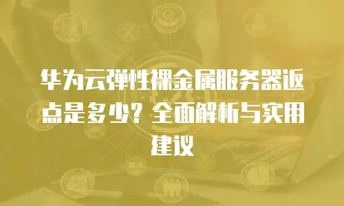 华为云弹性裸金属服务器返点是多少？全面解析与实用建议