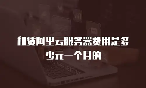 租赁阿里云服务器费用是多少元一个月的